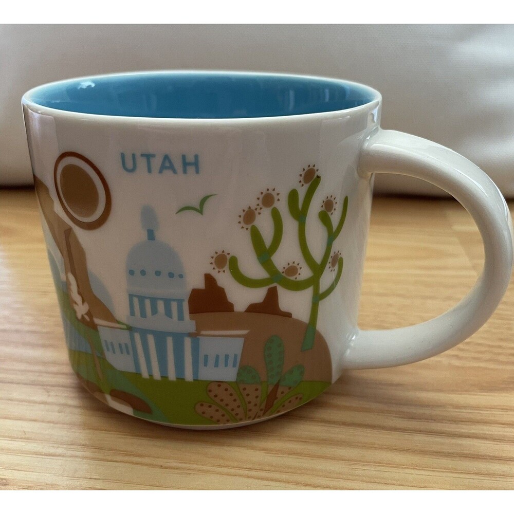 Starbucks Utah 2015 You Are Here Collection Collectors Coffee Mug 14 Oz.